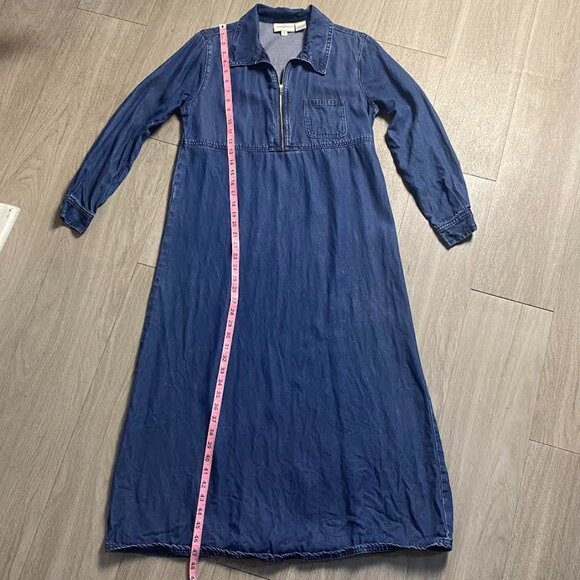 Vintage Nordstrom Jean Demin Blue Dress Small PRE OWNED - Picture 10 of 11